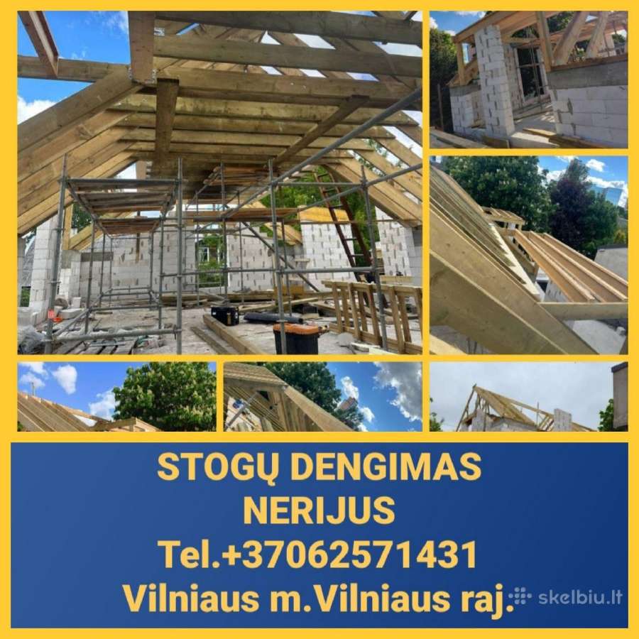Stogų dengimas , stogo remontas