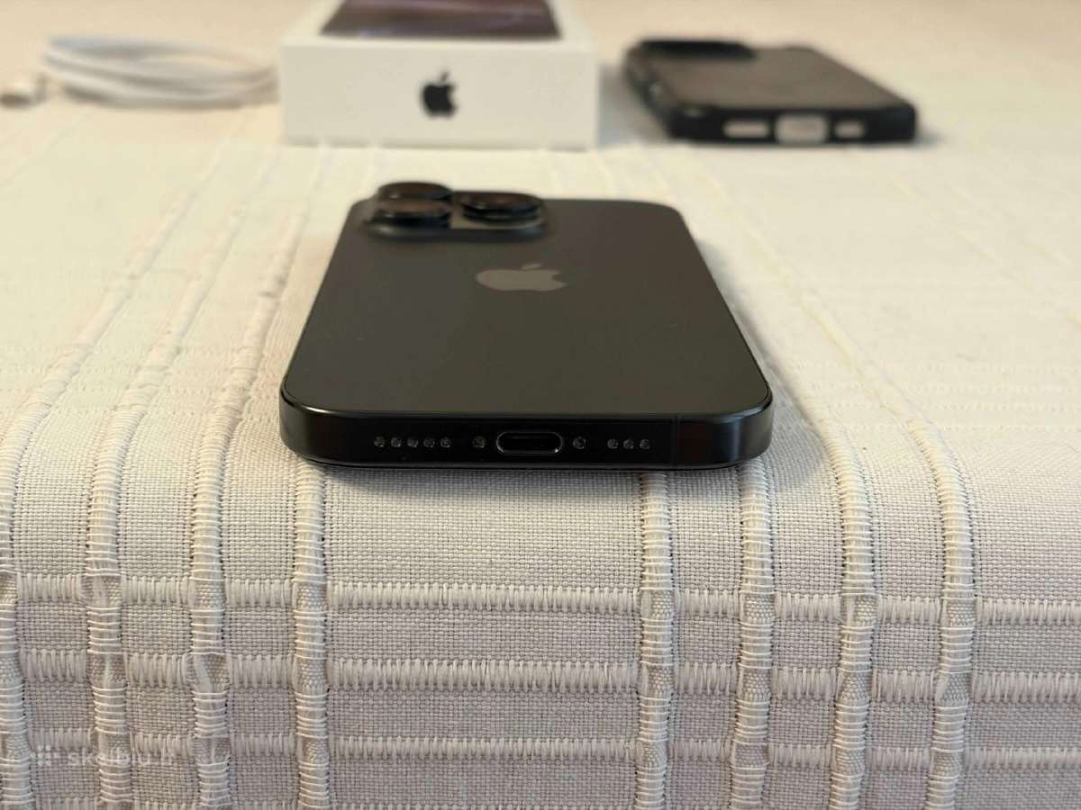 iPhone 16 pro 256gb black - nuotraukos Nr. 5