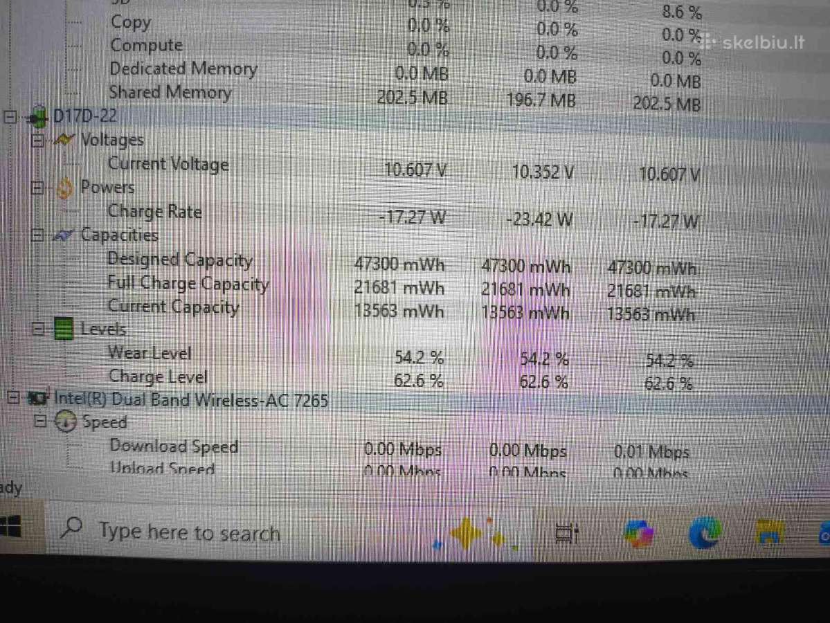 17.3 Fhd Ips i7-6500u SSD+HDD Gtx 950m 2gb 56% - nuotraukos Nr. 7