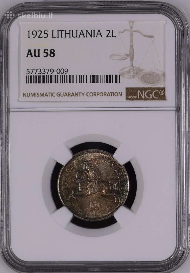 2 litu 1925 Ngc Au 58