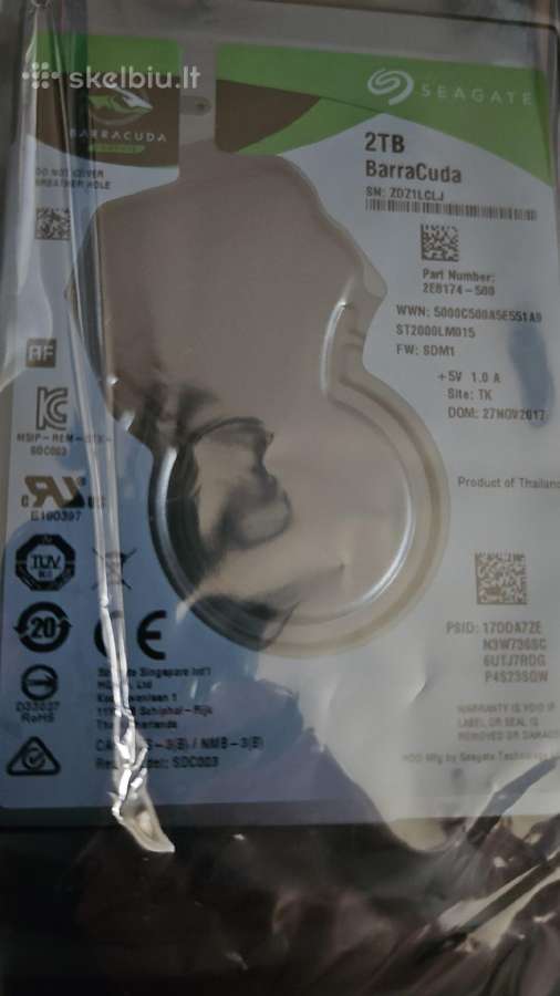 Seagate Barracuda 2tb 2.5" HDD