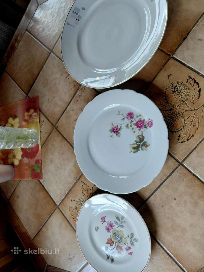 Senovinės didelės lėkštės - nuotraukos Nr. 2