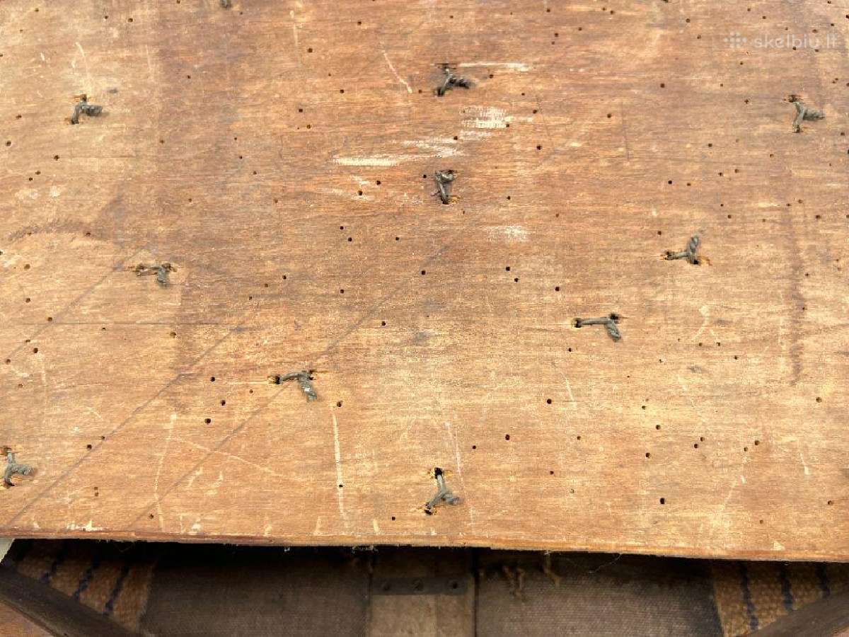 Raudonmedžio kėdė ant ratukų - nuotraukos Nr. 12