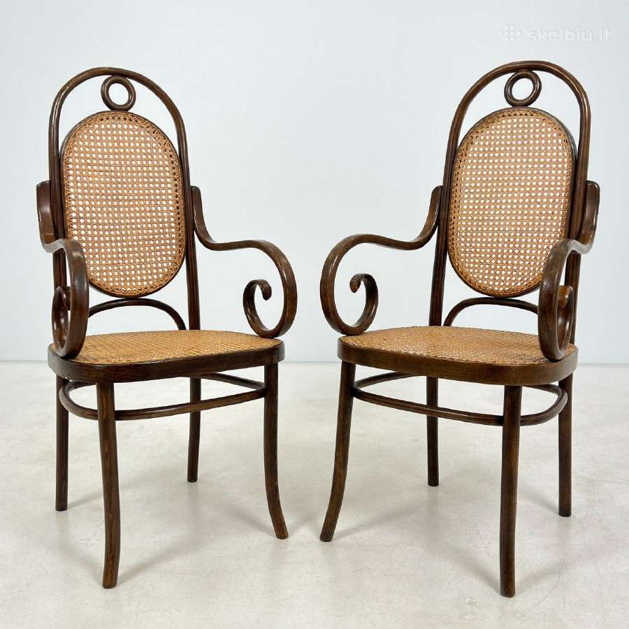 "Fmg" Thonet krėslai 2 vnt. Komplektas - nuotraukos Nr. 2