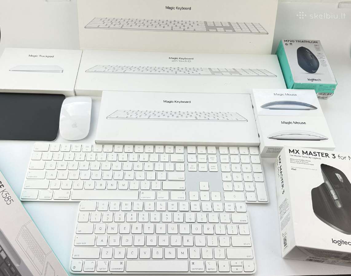 Magic Keyboard Magic Mouse Nauja Naudota Garantija