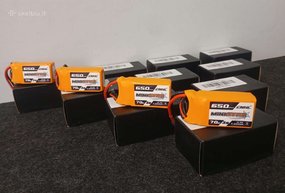 Naujos Cnhl ministar 650mah 3s 70c Lipo