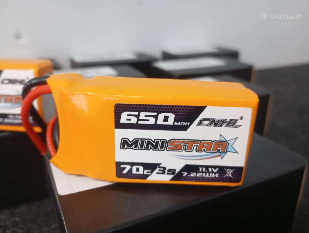 Naujos Cnhl ministar 650mah 3s 70c Lipo - nuotraukos Nr. 2