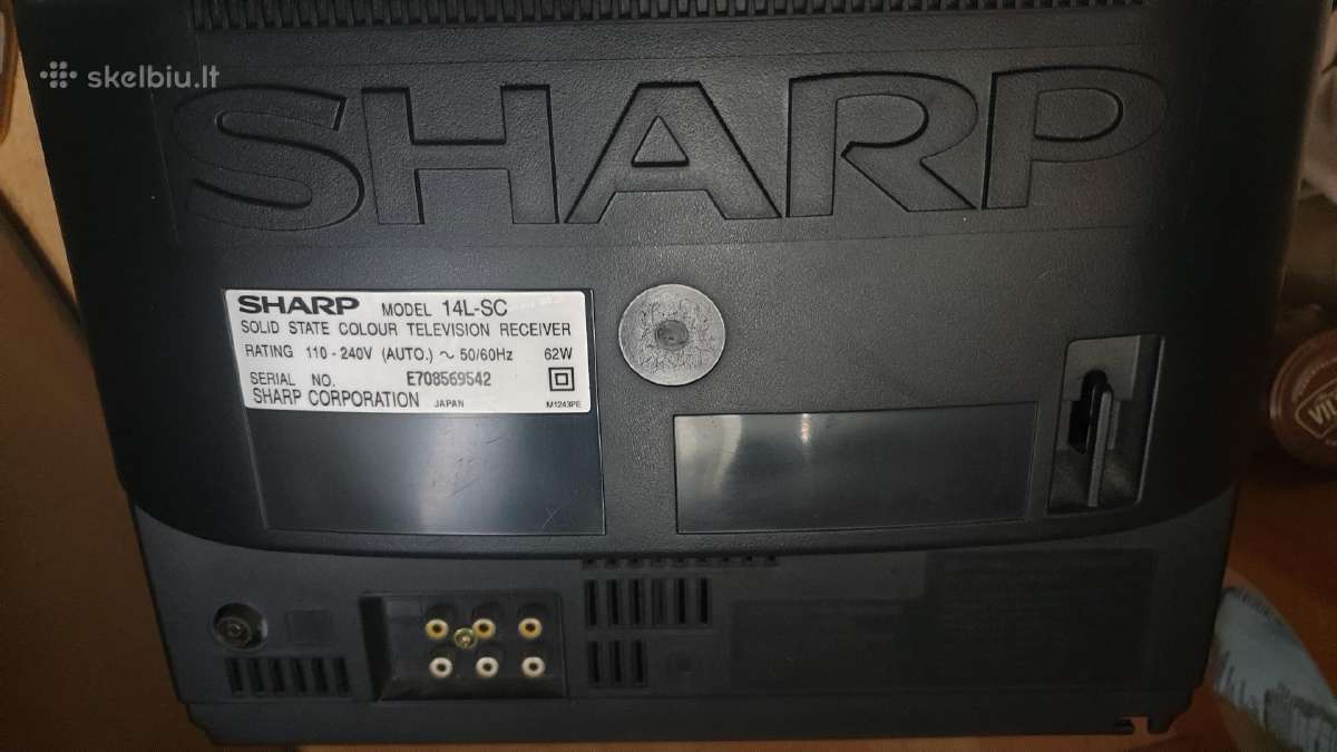 Kineskopinis TV - Sharp 14l-sc - nuotraukos Nr. 2