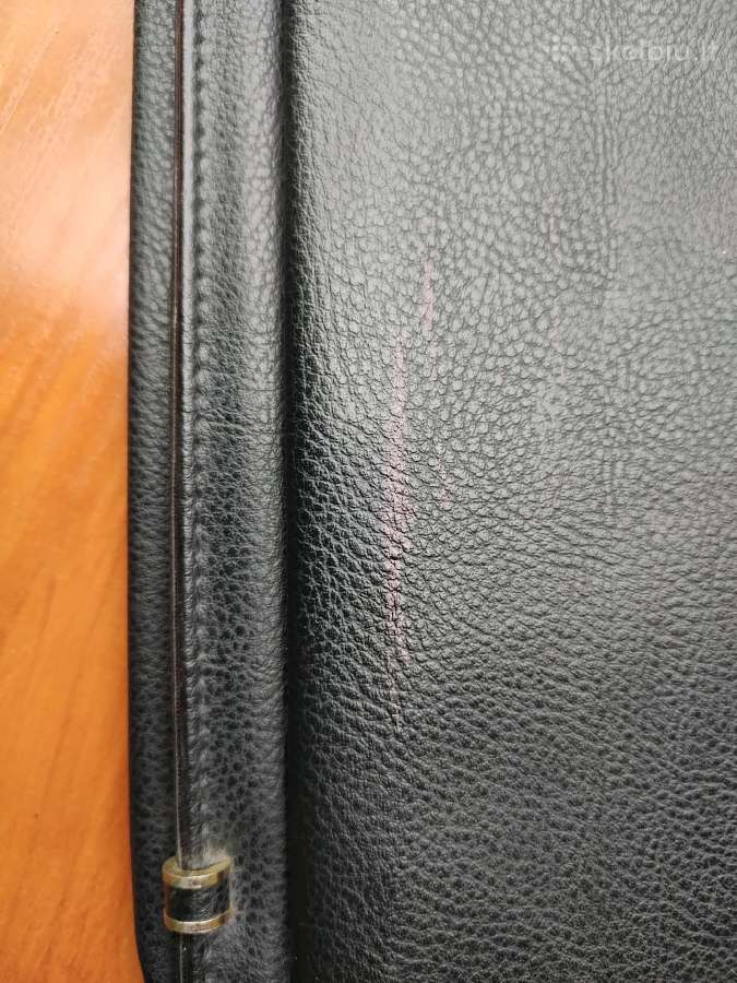 Profesionalus juodas retro portfelis - nuotraukos Nr. 8