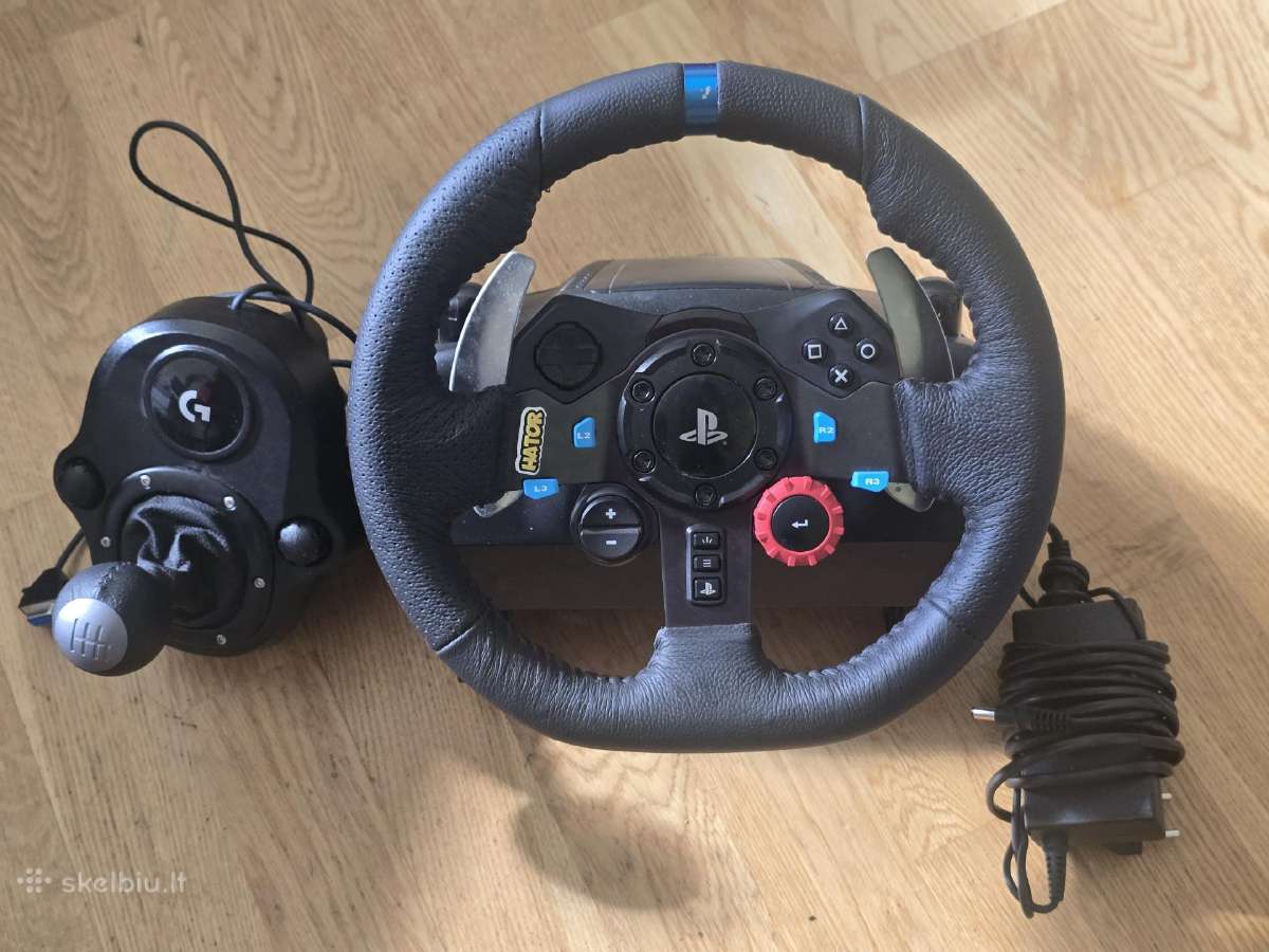 Parduodu Logitech G29 vairą su pavarų dėže. - nuotraukos Nr. 2