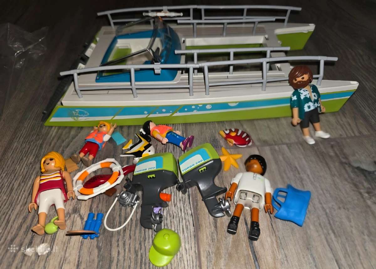 Playmobil 9233 motorinė valtis
