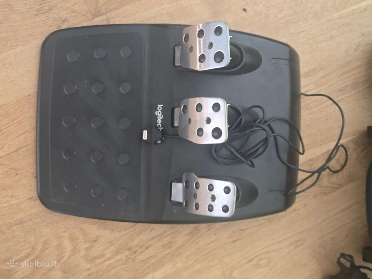 Parduodu Logitech G29 vairą su pavarų dėže. - nuotraukos Nr. 3