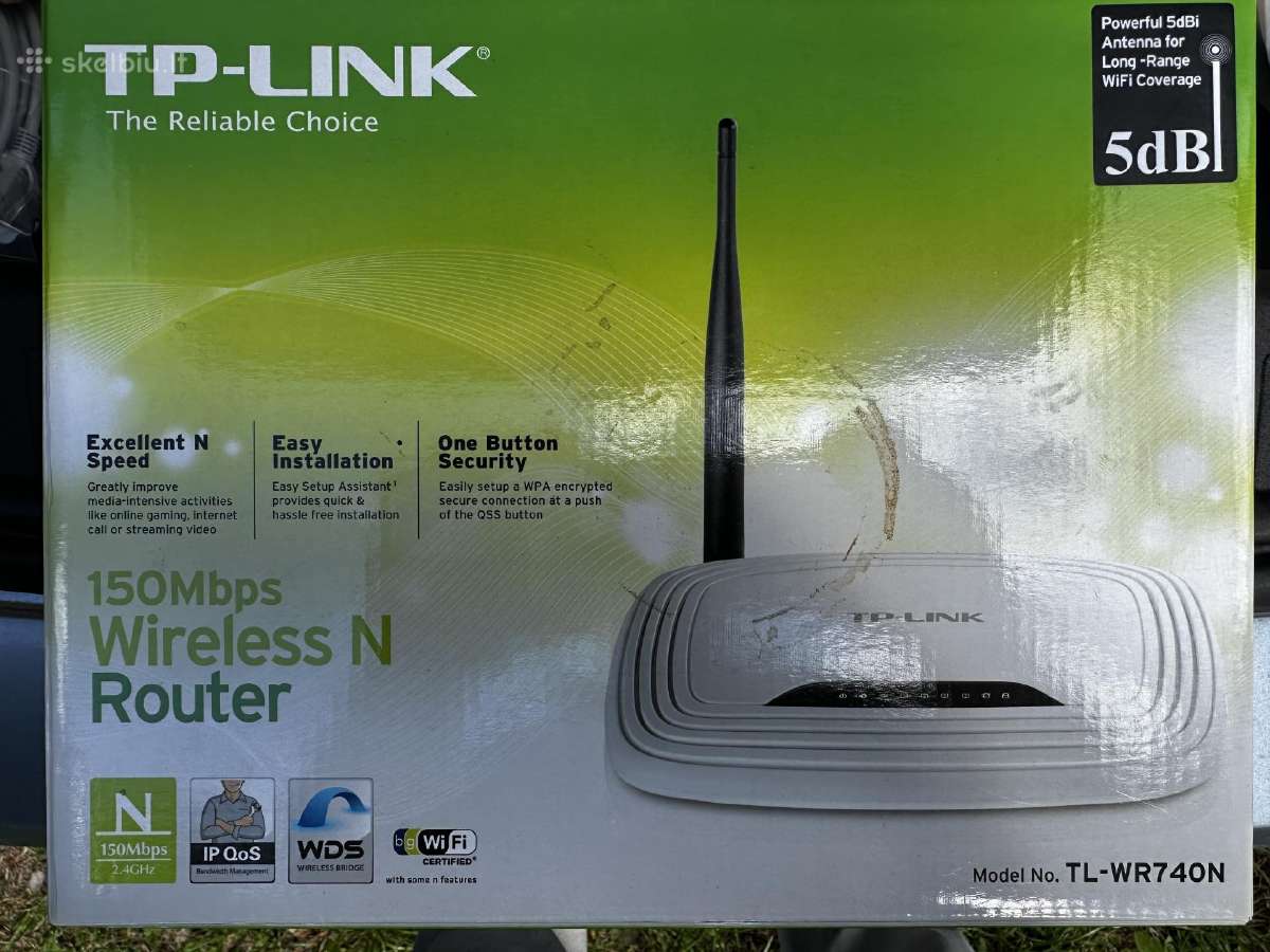 Tp-link Tl-wr740n 150mbps Wireless N - 10eur - nuotraukos Nr. 2