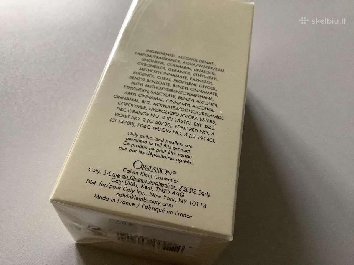 Calvin Klein Obsession Edp - nuotraukos Nr. 3
