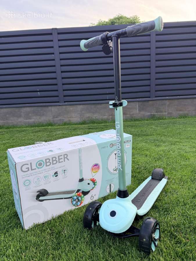 Globber vaikiskas elektrinis paspirtukas