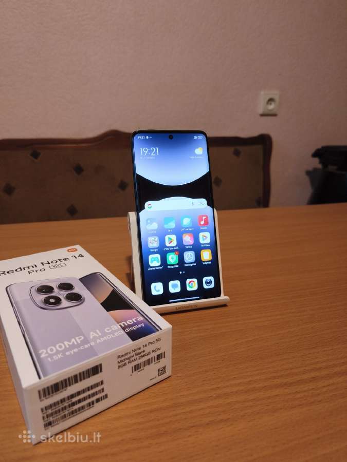 Juodas Redmi Note 14 Pro 256gb