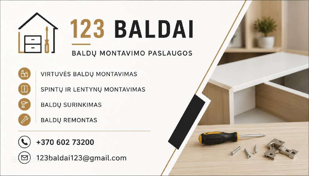 Baldų Montavimo Paslaugos, Gamyba