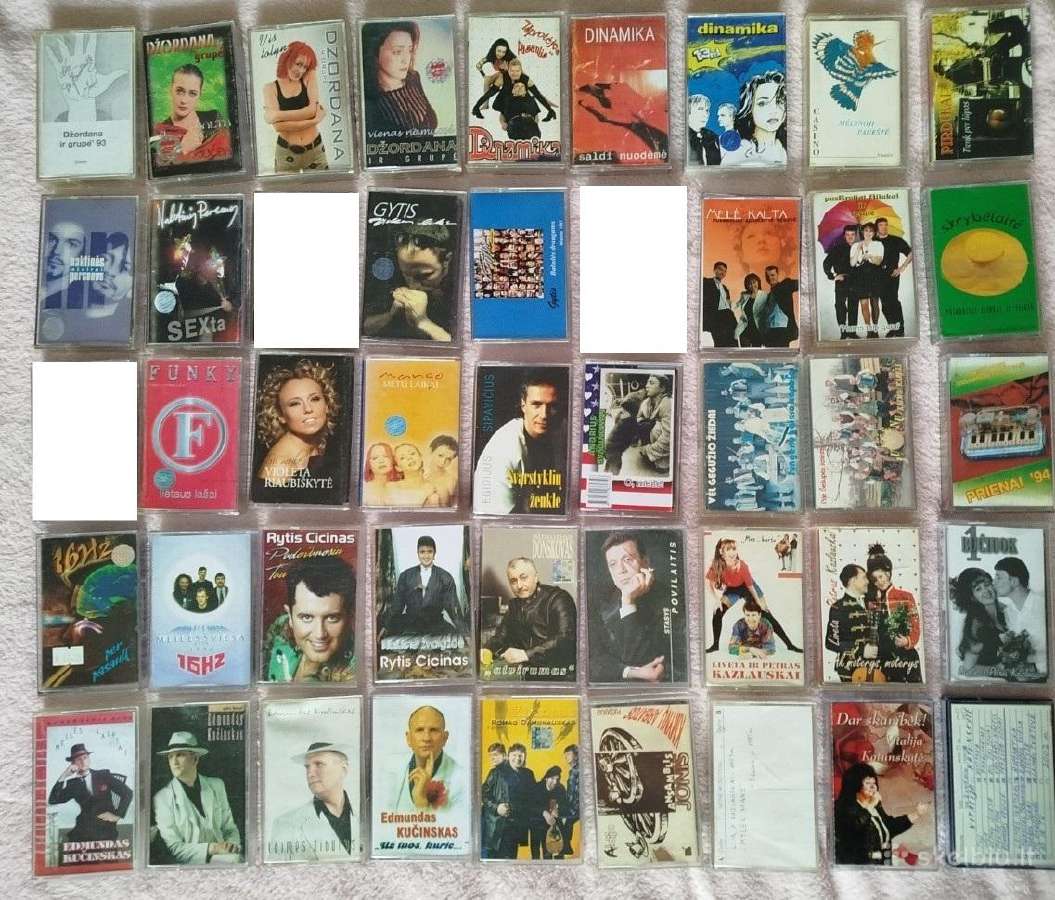 Kasetės su leituviška muzika