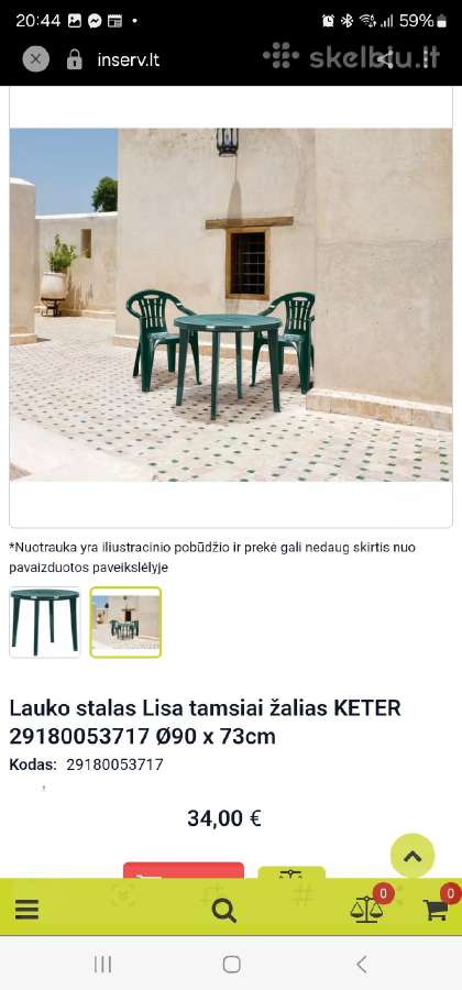Sodo baldai - nuotraukos Nr. 7