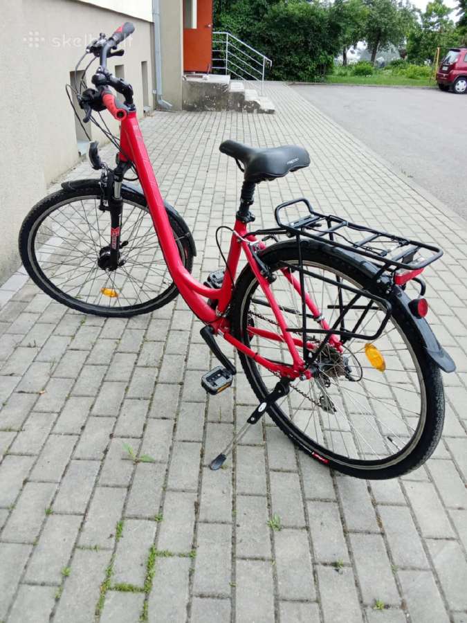 Moteriškas dviratis pakeistos naujos padangos - nuotraukos Nr. 3