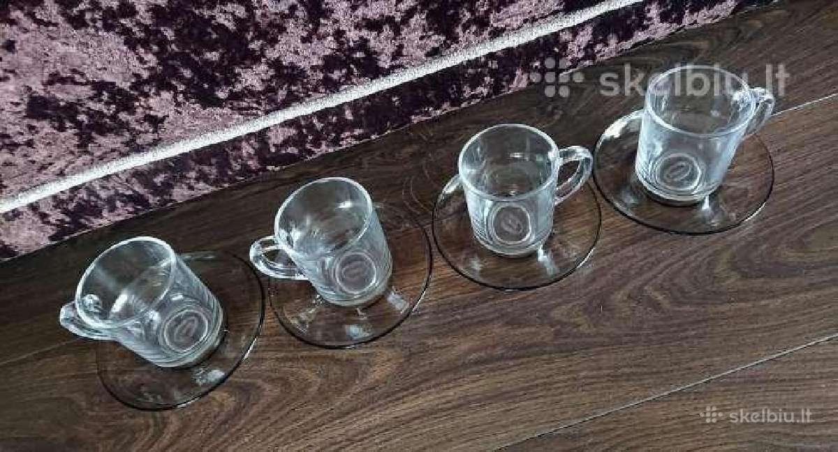 Komplektas puodukai+lėkštės, atsparus karščiui - nuotraukos Nr. 6