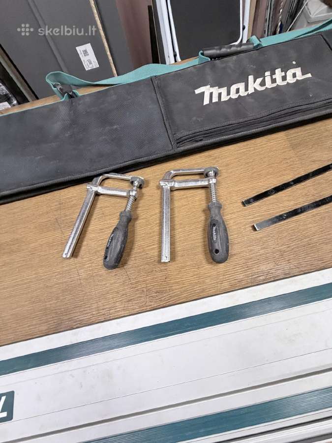 Makita pjūklas su liniuotėmis ir krepšiu - nuotraukos Nr. 3