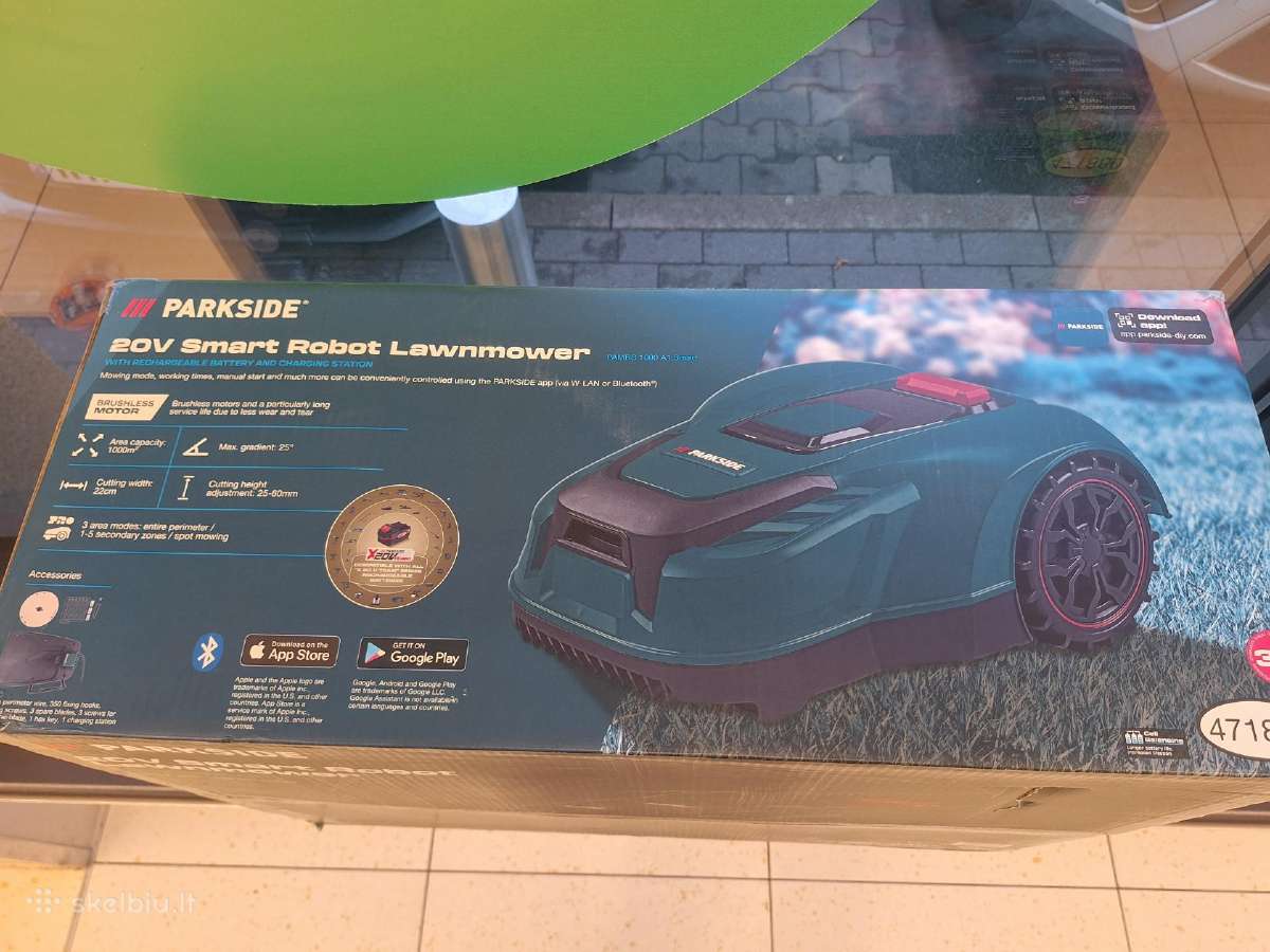 Parkside vejos robotas 1000kv metrų