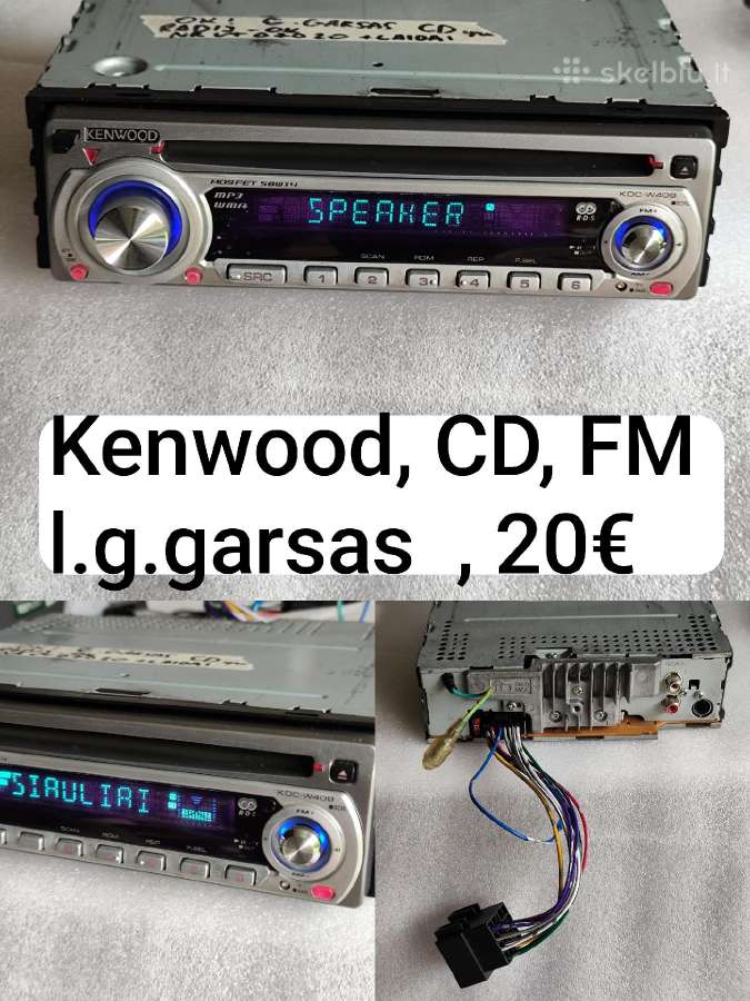 Automagnetola bluetooth, Usb, tel.laikiklis - nuotraukos Nr. 17