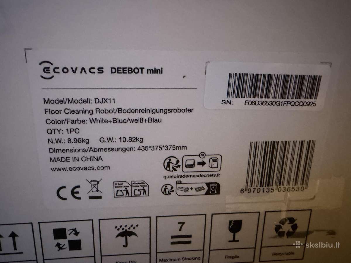 Deebot mini djx11 - nuotraukos Nr. 3