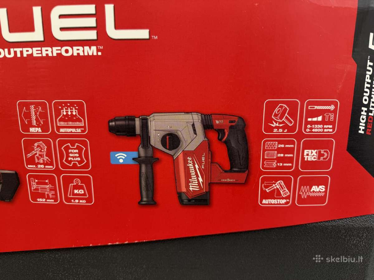 Perforatorius Milwaukee M18 Onefhxdel-552c - nuotraukos Nr. 2