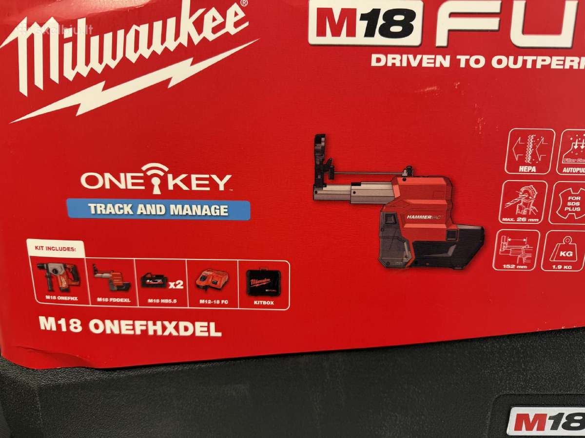 Perforatorius Milwaukee M18 Onefhxdel-552c - nuotraukos Nr. 3