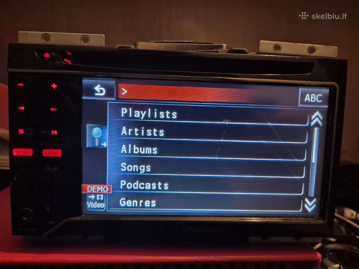 Pioneer su bt-audio usb aux dvd android iPhone - nuotraukos Nr. 12
