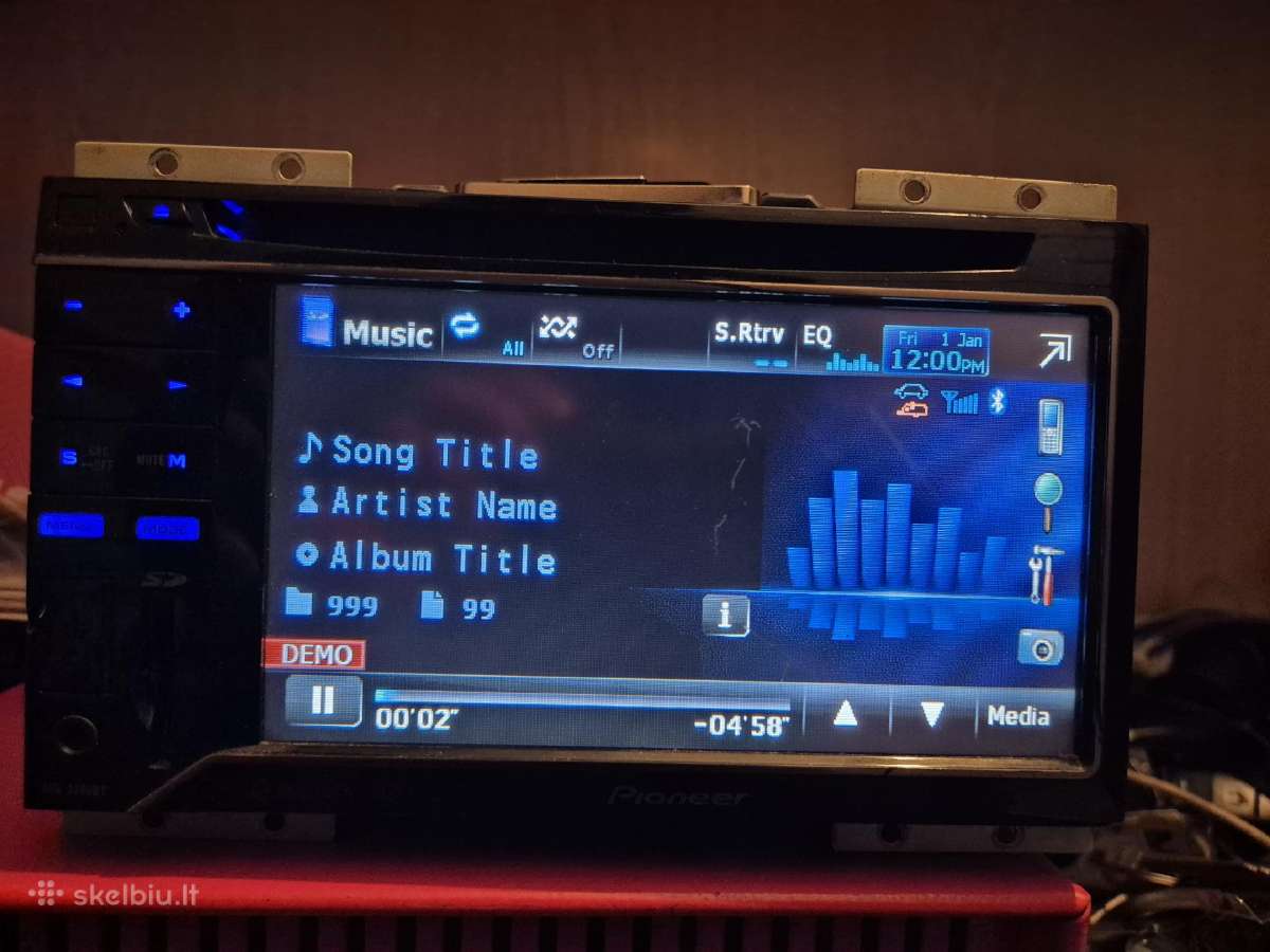 Pioneer su bt-audio usb aux dvd android iPhone - nuotraukos Nr. 15