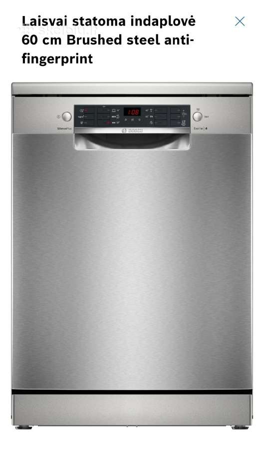 Bosch Serie 4 indaplovė