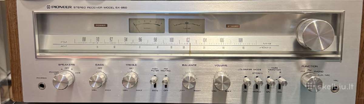 Pioneer sx 650 - nuotraukos Nr. 4