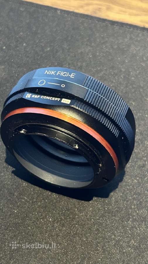 Nikon F mount to Sony E-mount adapter
