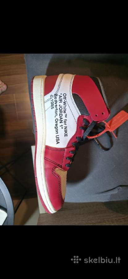 Nike Air Jordan 1 x Off-white Chicago originalūs - nuotraukos Nr. 2