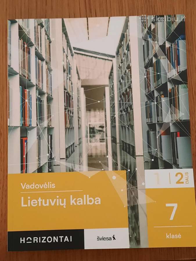Lietuvių kalbos vadovėlis 7 klasė 2 dalis