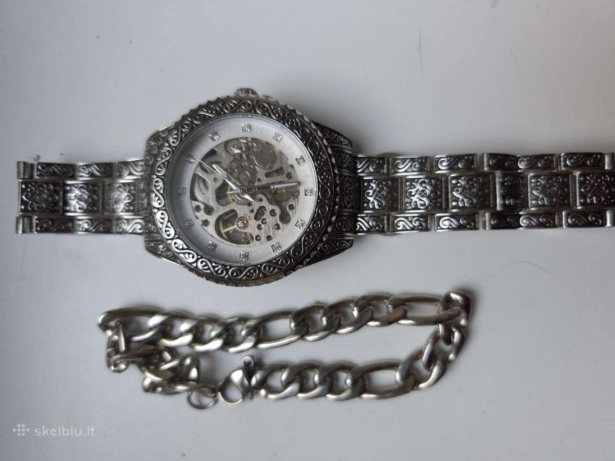Automatinis mechaninė laikrodis ( kompl. Baikerių)