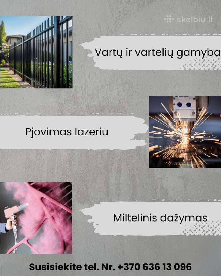 Metaliniai vartai ir varteliai