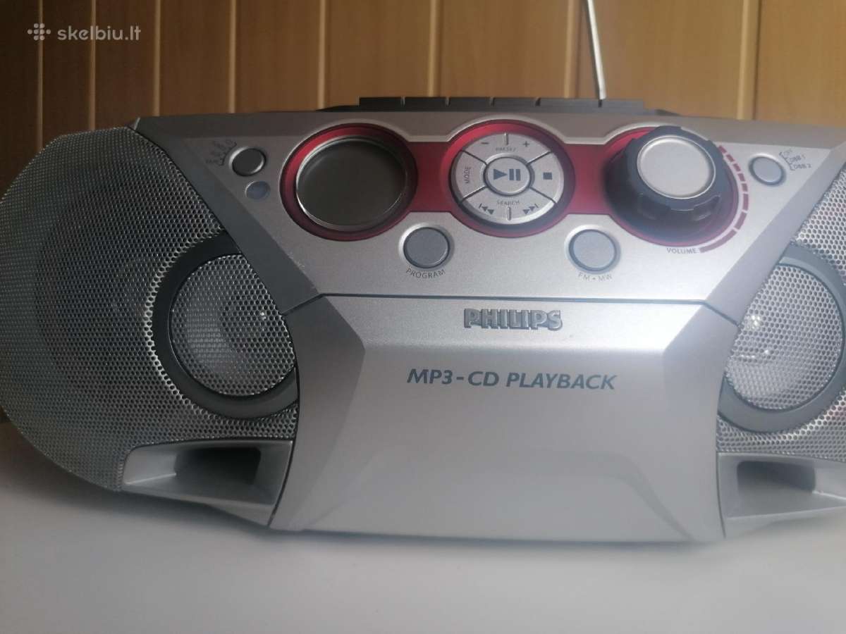 Magnetola radijo imtuvas Philips Mp3-CD - nuotraukos Nr. 4