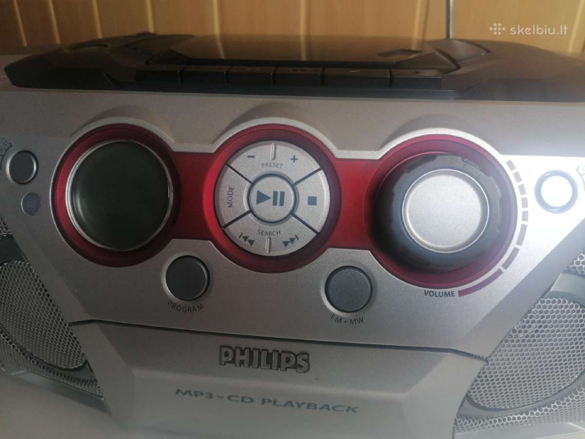 Magnetola radijo imtuvas Philips Mp3-CD - nuotraukos Nr. 5