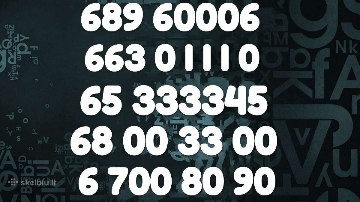 Gražus VIP numeris 177771 už 90€