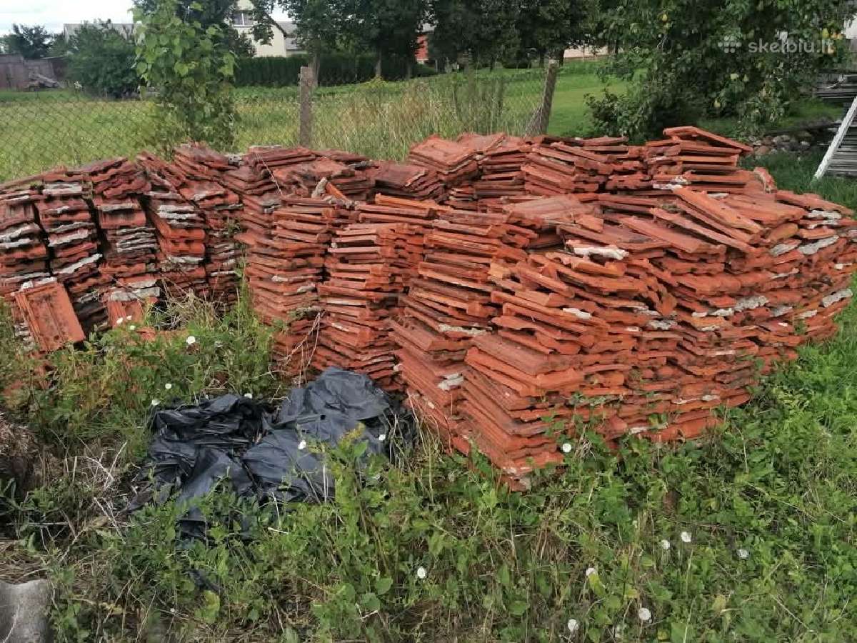Palemono molinės čerpės, naudotos