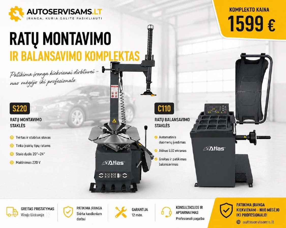 Montavimo ir balansavimo staklės S220+c110