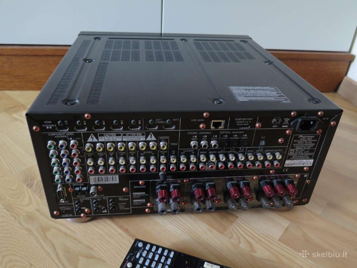 Pioneer Sc-lx83 stiprintuvas resyveris 7x190w - nuotraukos Nr. 5