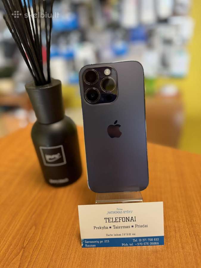iPhone 14pro Purple 128gb Su Garantija
