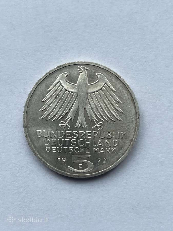 Vokietijos 5 sidabrinės markės - nuotraukos Nr. 16