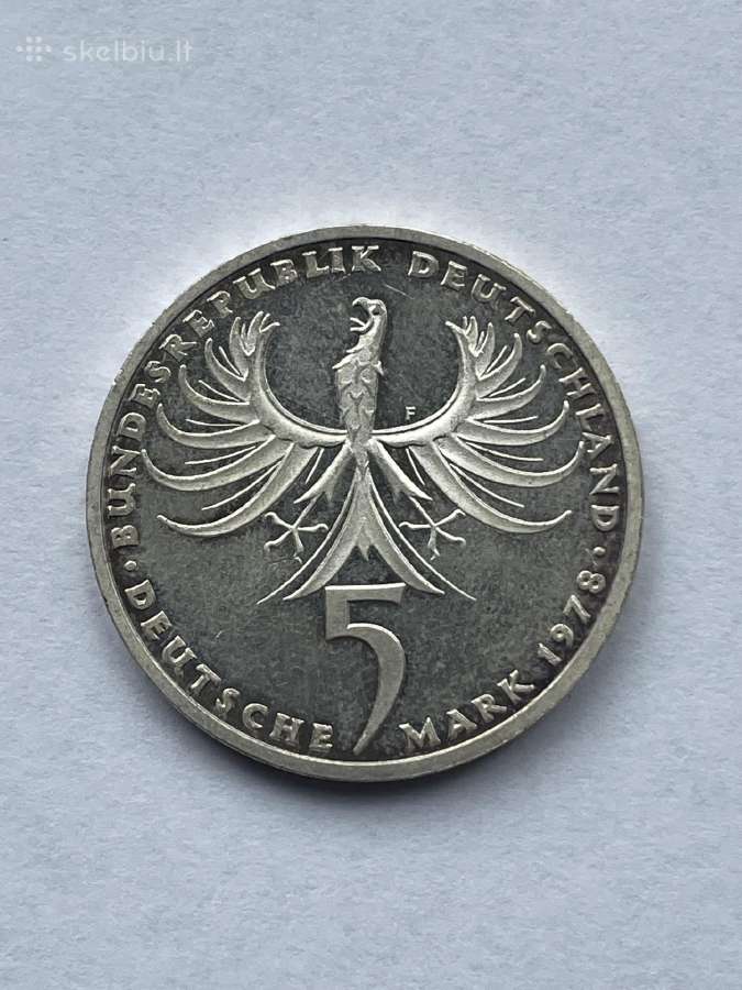 Vokietijos 5 sidabrinės markės - nuotraukos Nr. 18