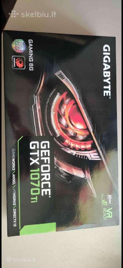Parduodu gtx 1070ti 8gb